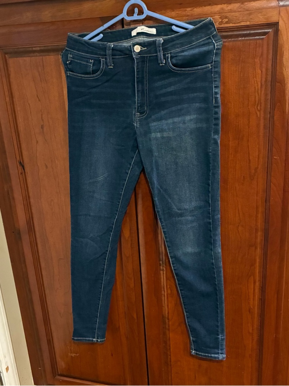 Woman’s KanCan Dark Blue Skinny Jeans